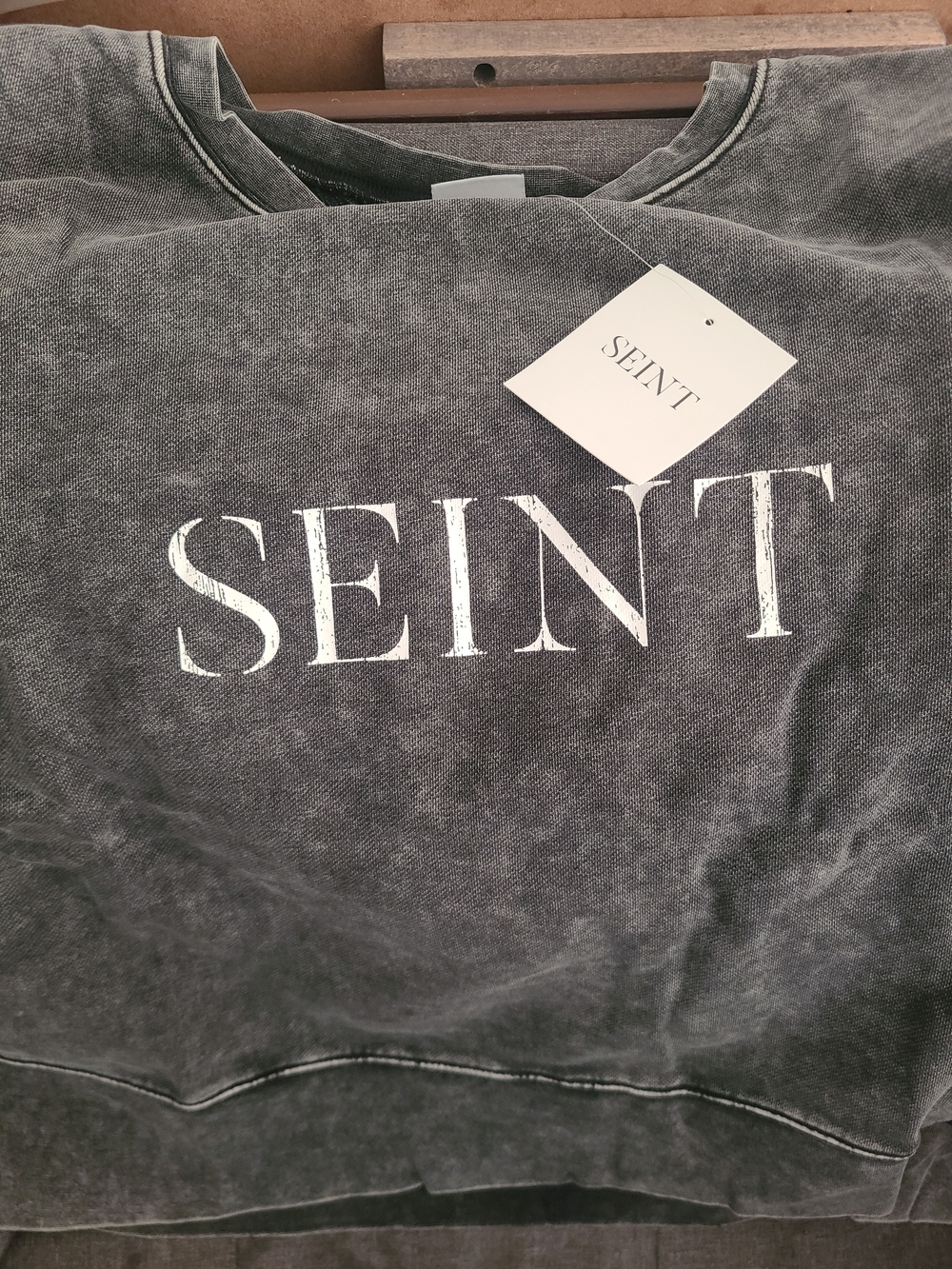 Women's Sweater - Washed Black Casual Fit